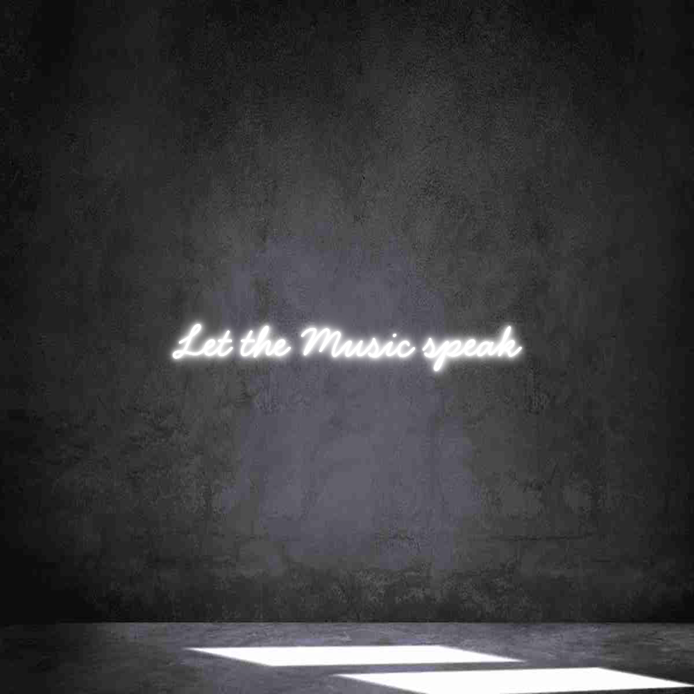 Neon personalizado: Let the Music...