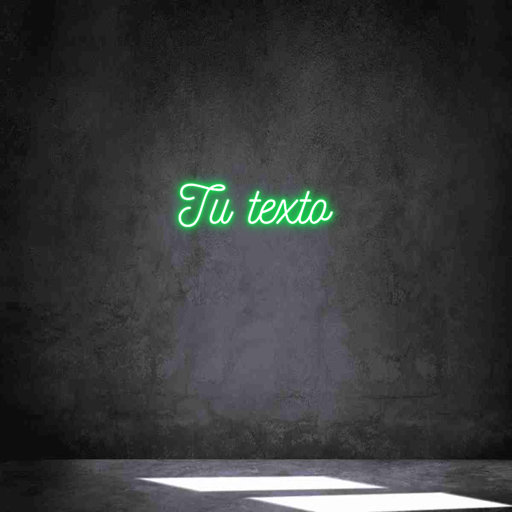 Neon personalizado: Tu texto