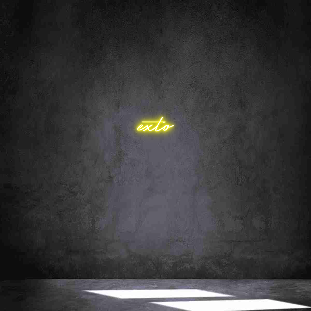 Neon personalizado: exto