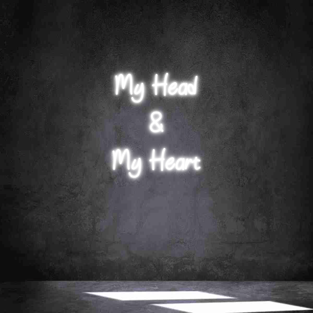 Neon personalizado: My Head
&
M...