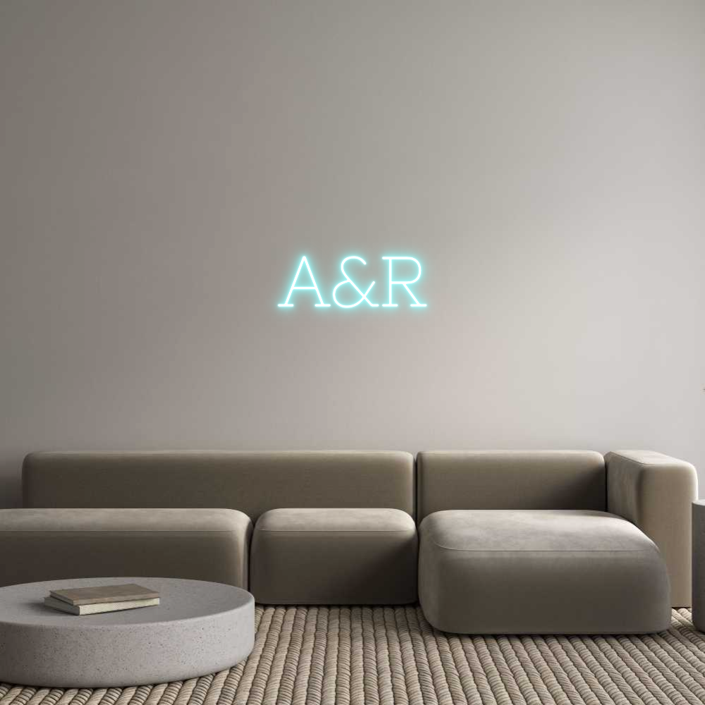 Neon personalizado: A&R
