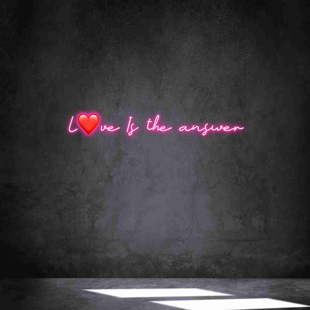 Neon personalizado: L❤️ve Is the ...