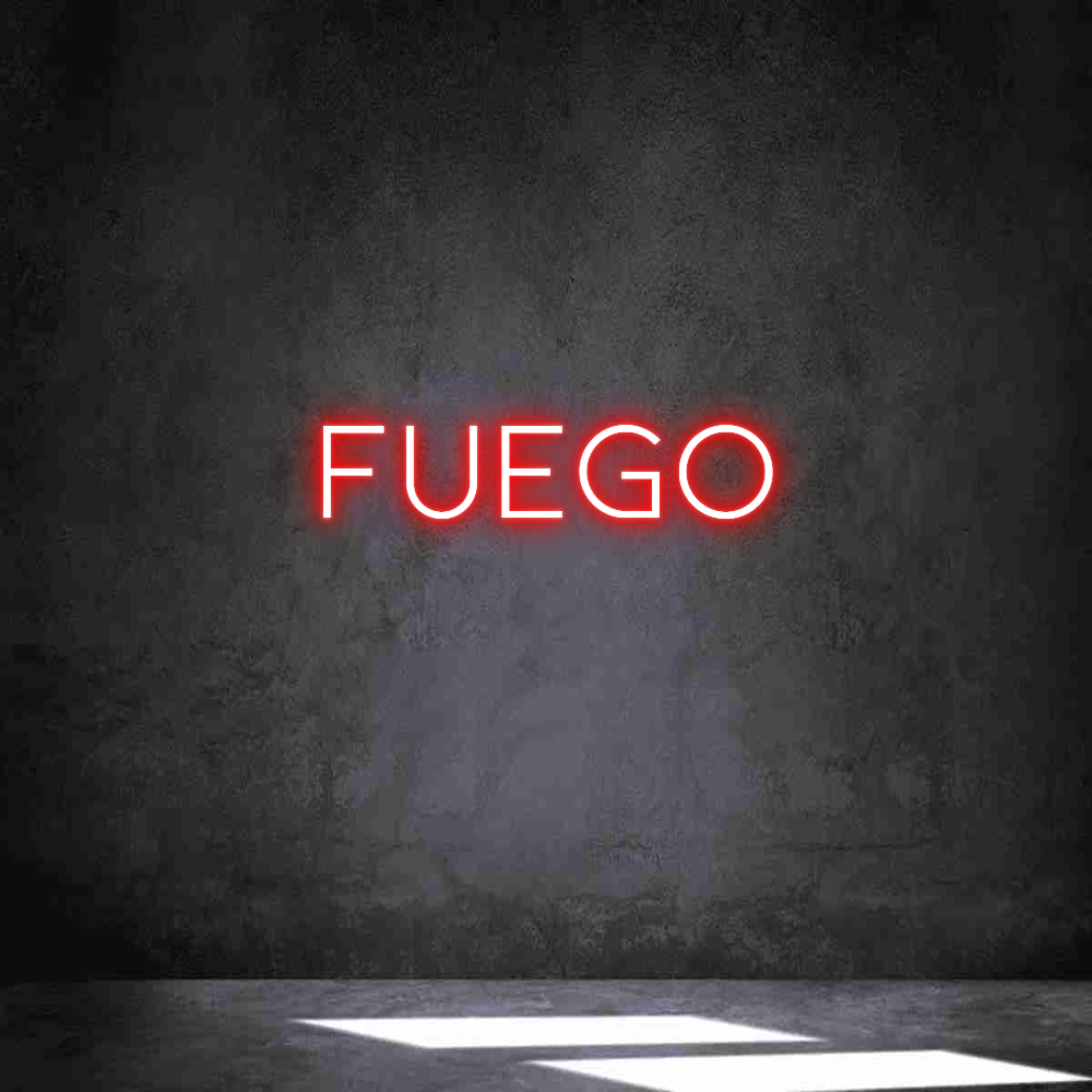 Neon personalizado: FUEGO