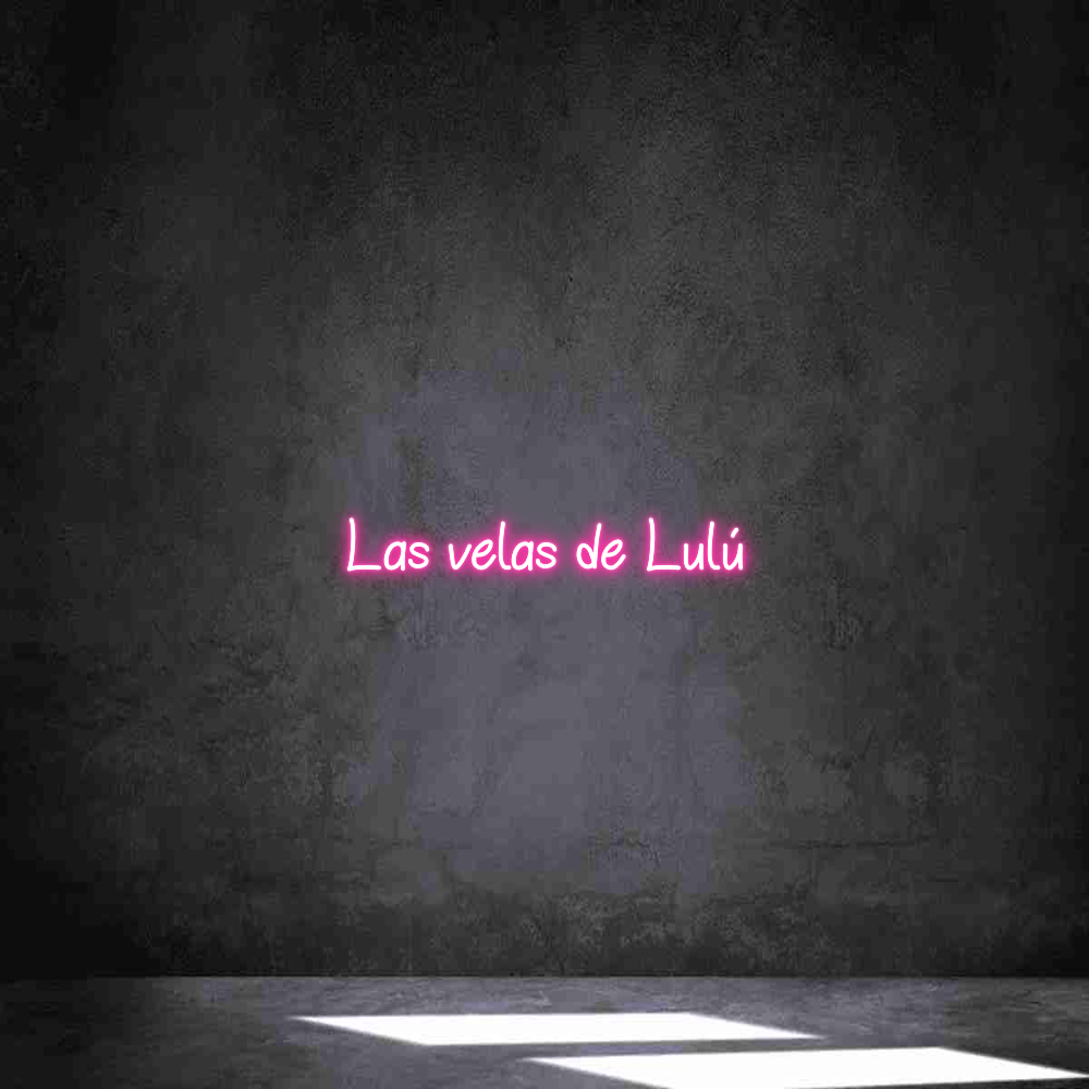 Neon personalizado: Las velas de ...