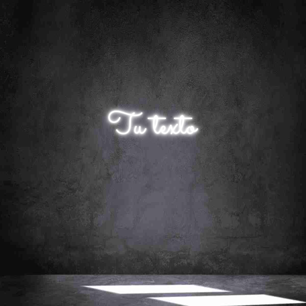 Neon personalizado: Tu texto