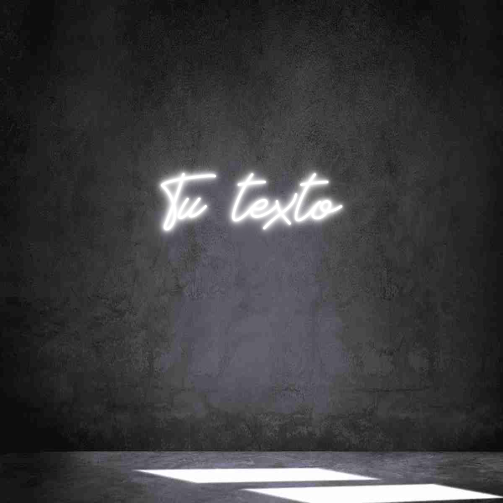 Neon personalizado: Tu texto