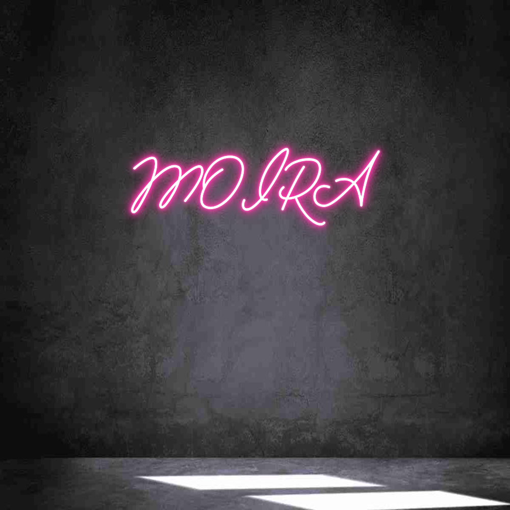 Neon personalizado: MOIRA