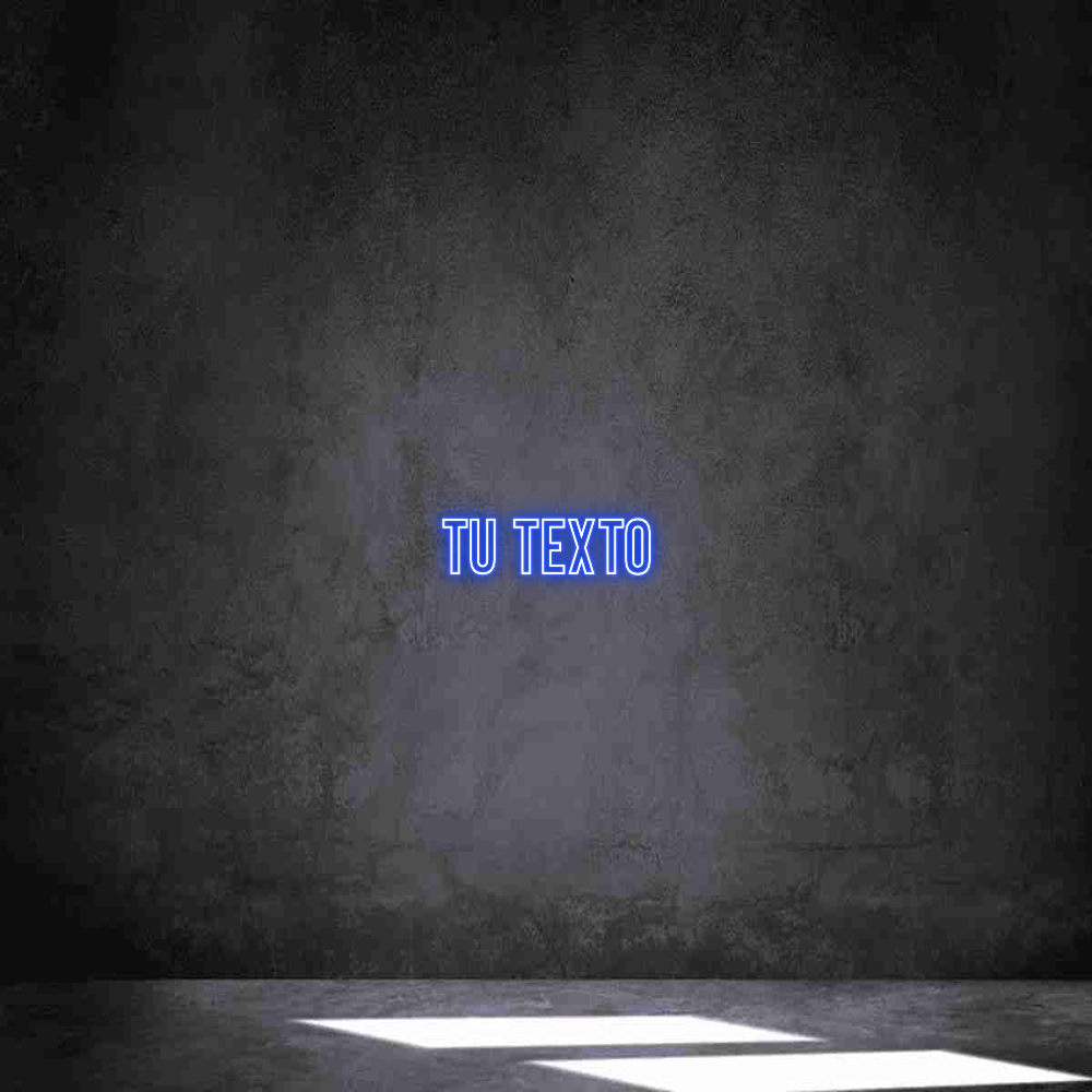 Neon personalizado: Tu texto