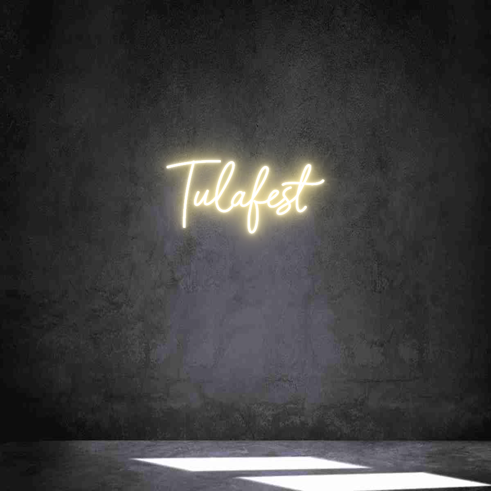 Neon personalizado: Tulafest