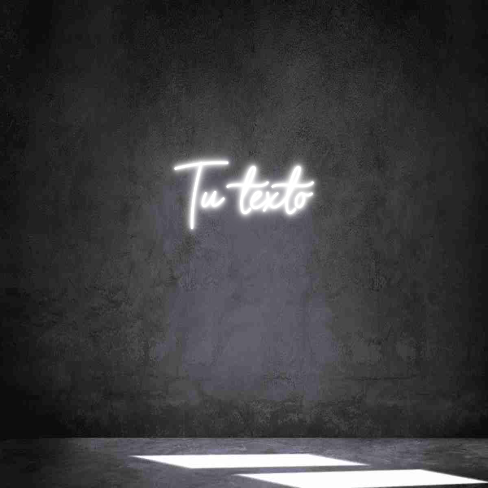 Neon personalizado: Tu texto