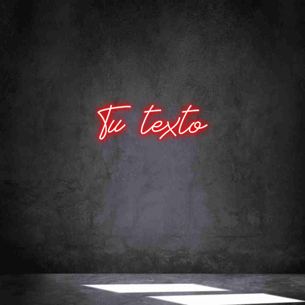 Neon personalizado: Tu texto