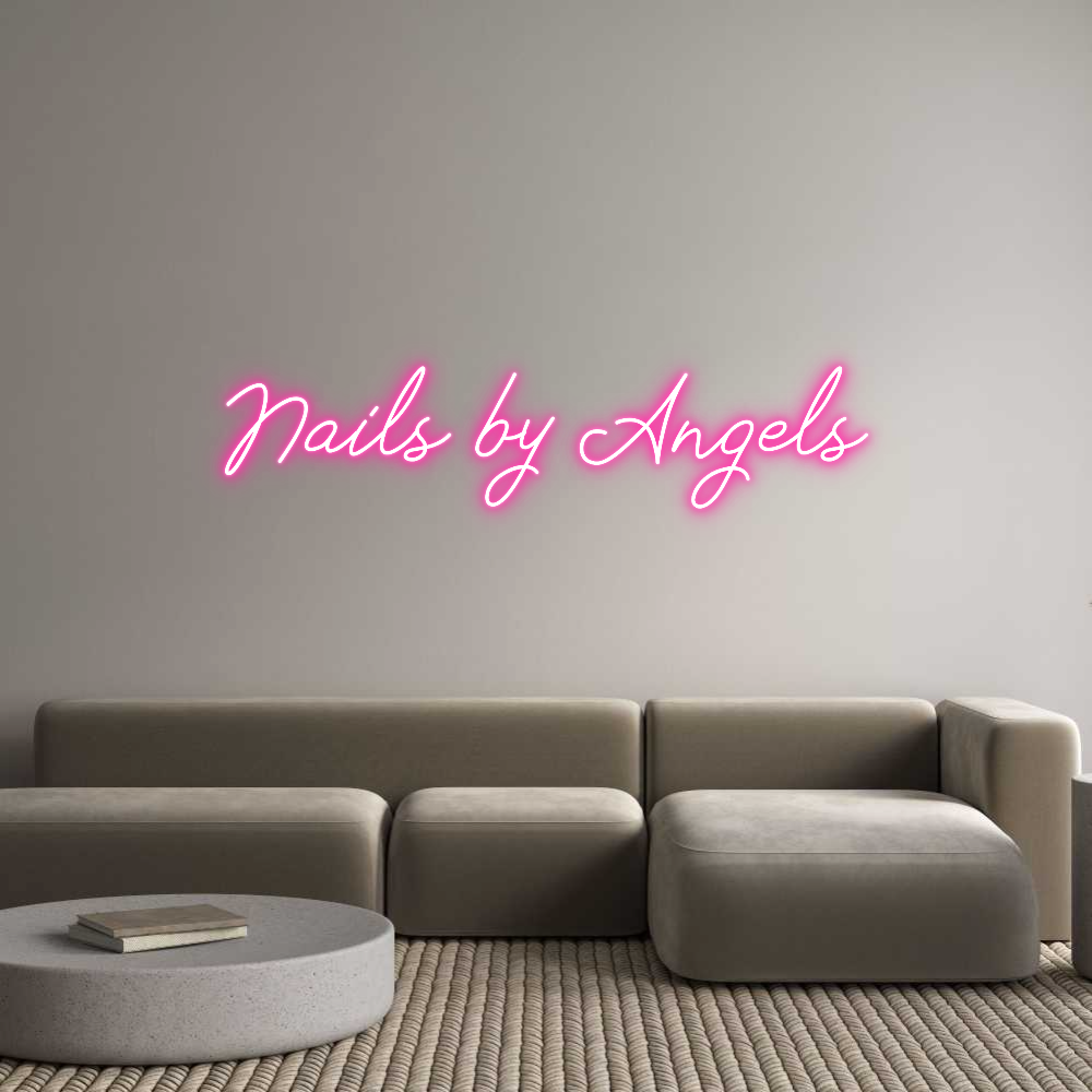 Neon personalizado: Nails by Angels