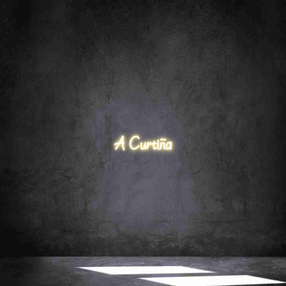 Neon personalizado: A Curtiña