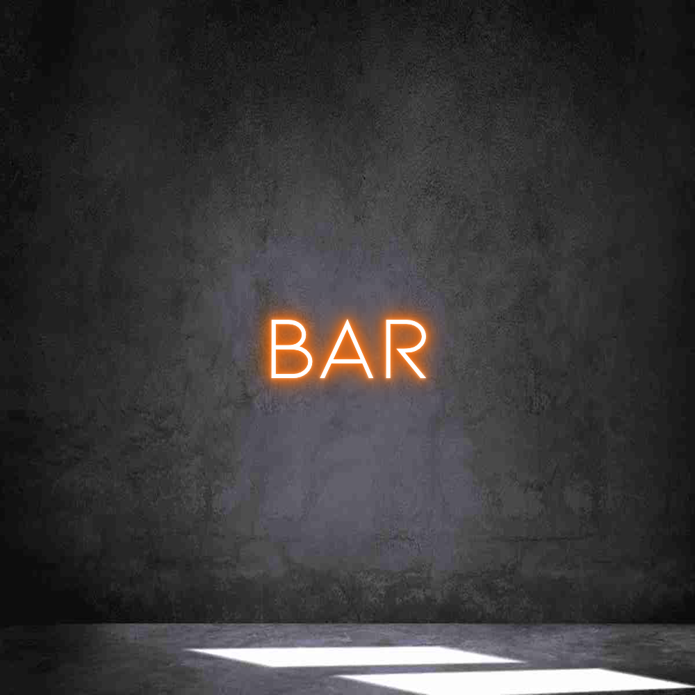Neon personalizado: BAR