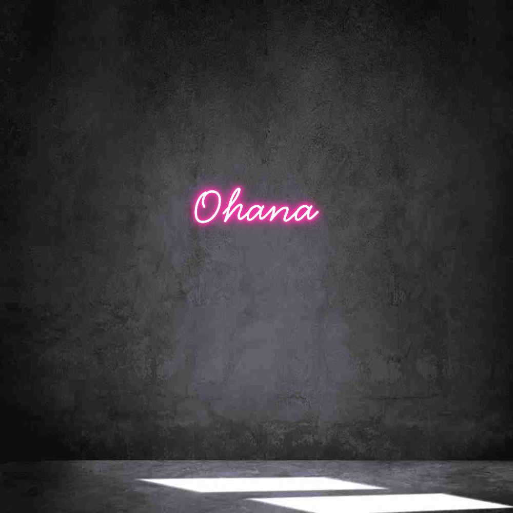 Neon personalizado: Ohana