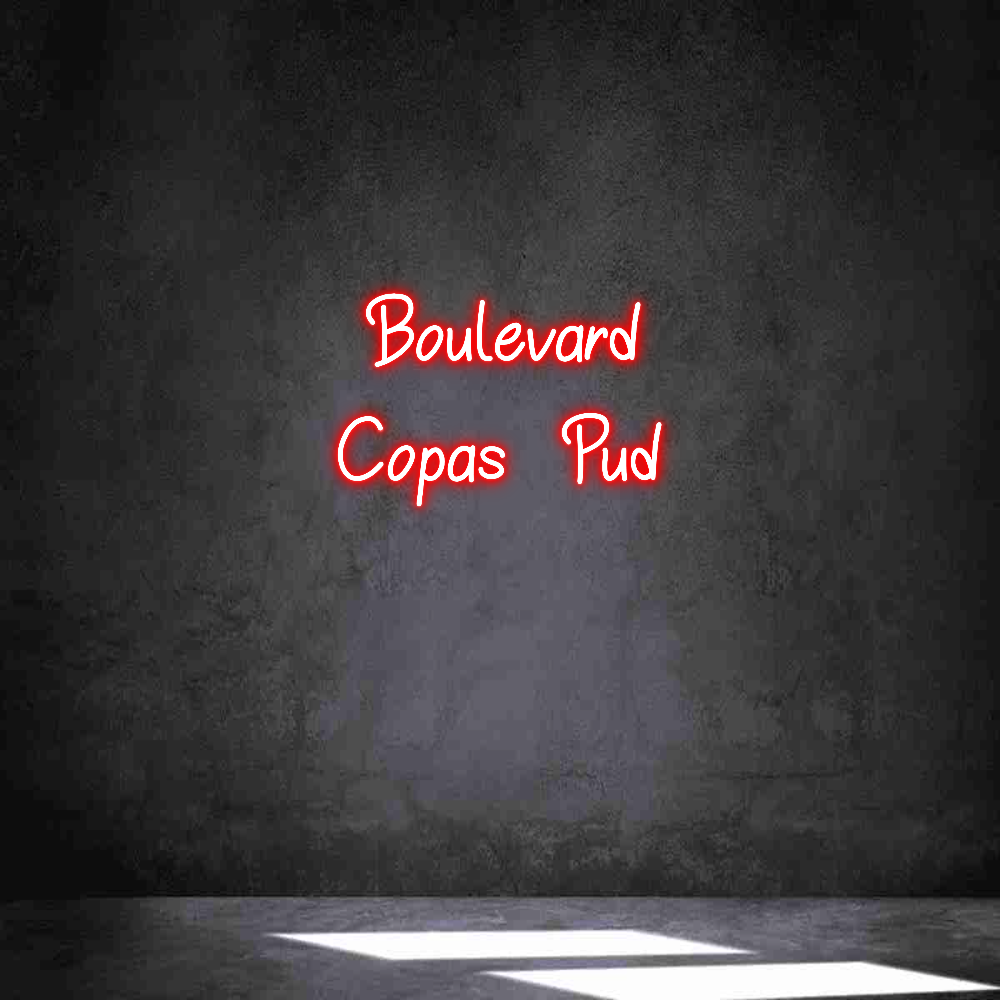 Neon personalizado: Boulevard
C...