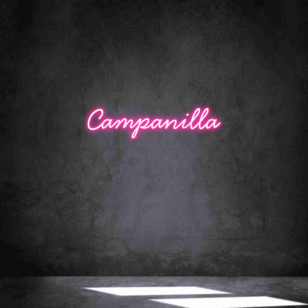 Neon personalizado: Campanilla