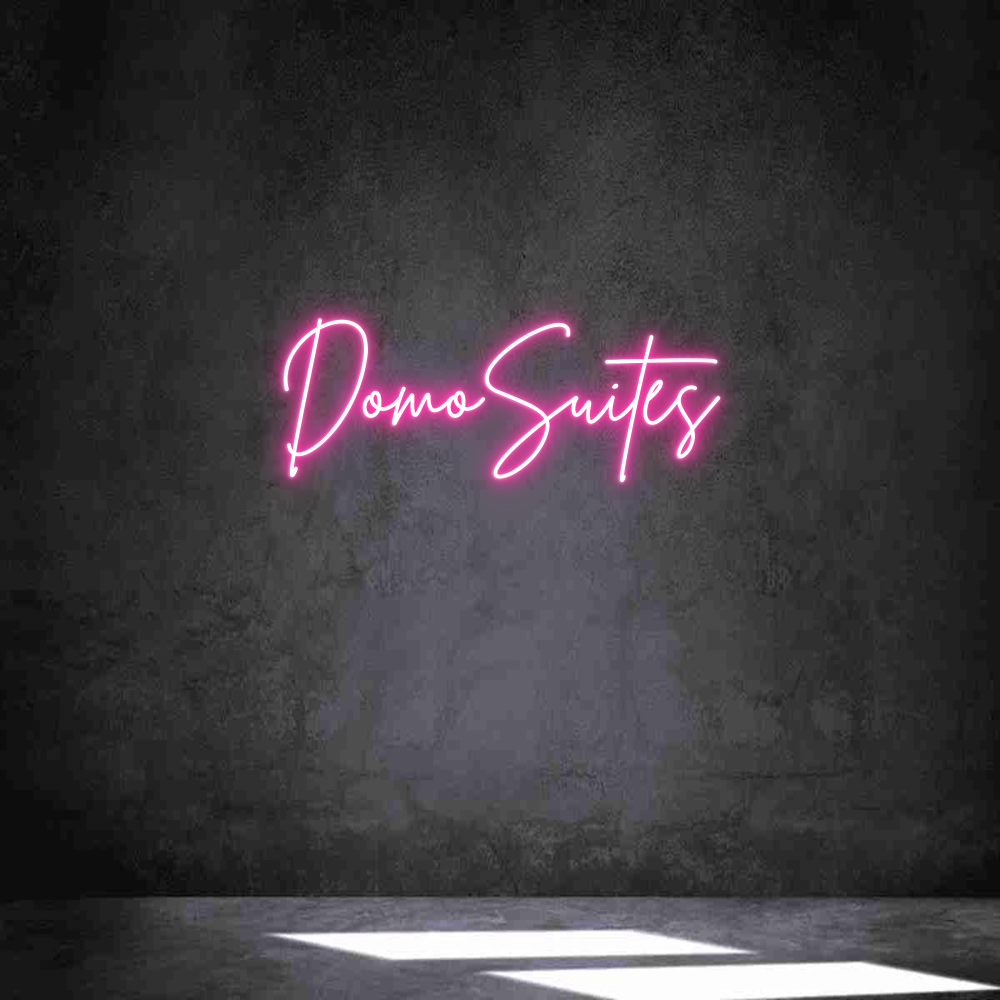 Neon personalizado: DomoSuites