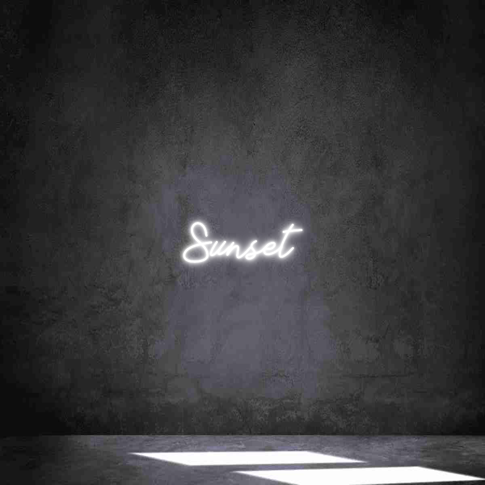 Neon personalizado: Sunset
