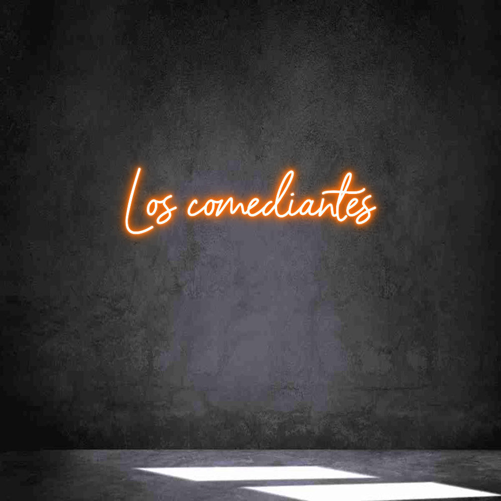 Neon personalizado: Los comediantes