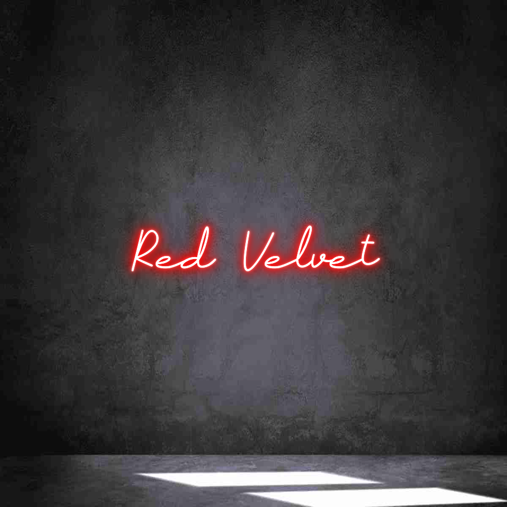 Neon personalizado: Red Velvet