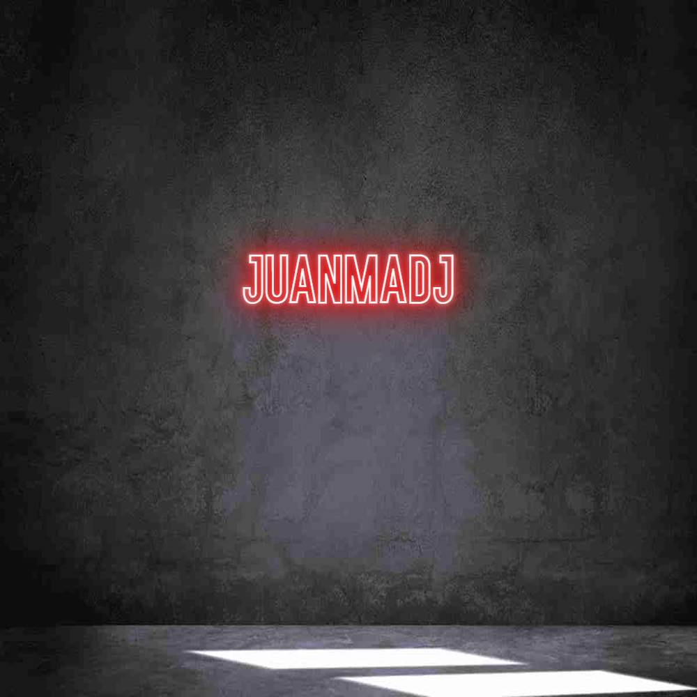 Neon personalizado: Juanmadj