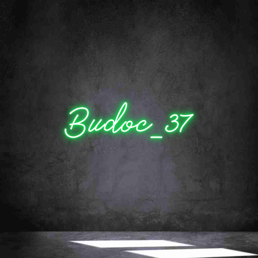 Neon personalizado: Budoc_37
