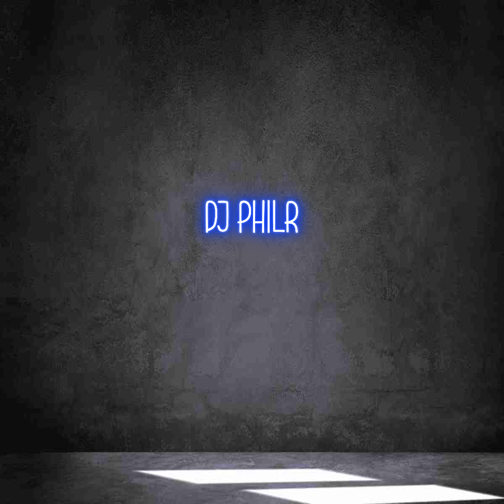 Neon personalizado: DJ PHILR