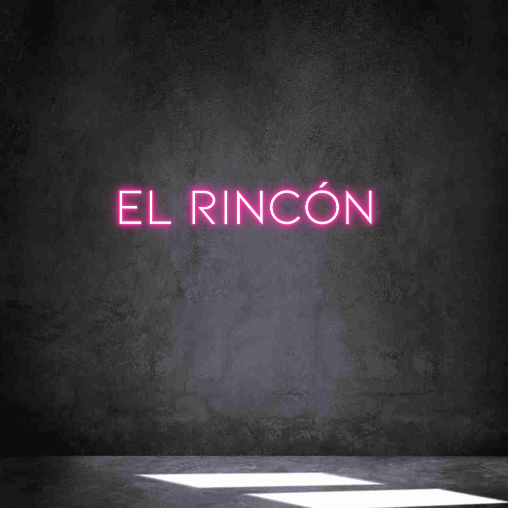 Neon personalizado: EL RINCÓN