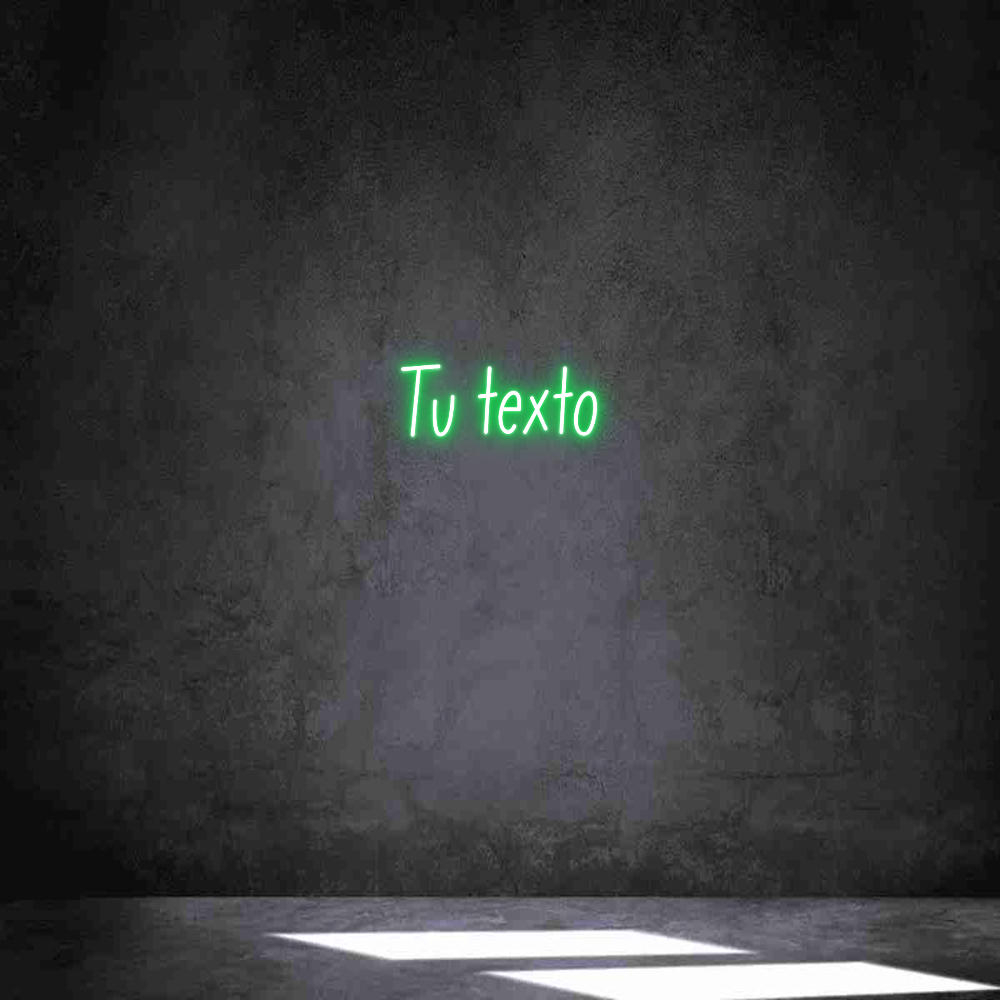 Neon personalizado: Tu texto