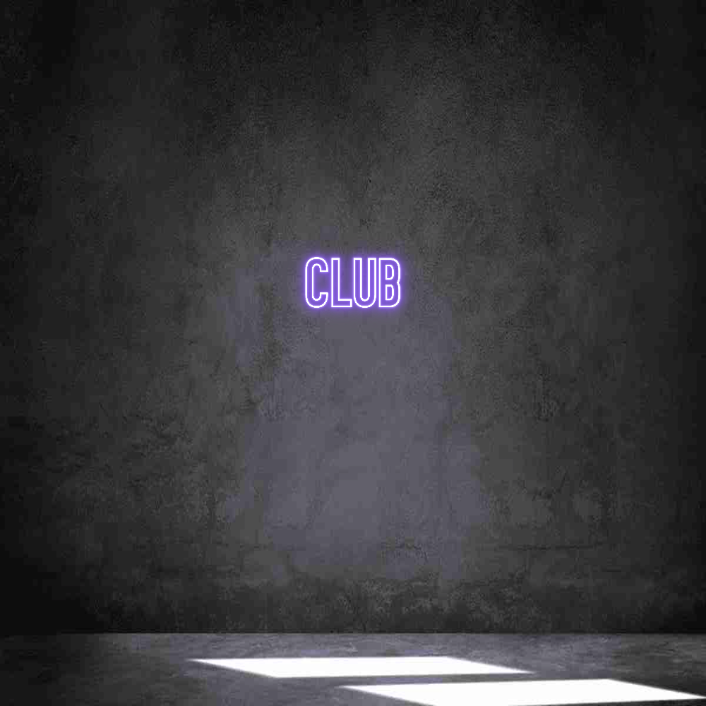 Neon personalizado: CLUB