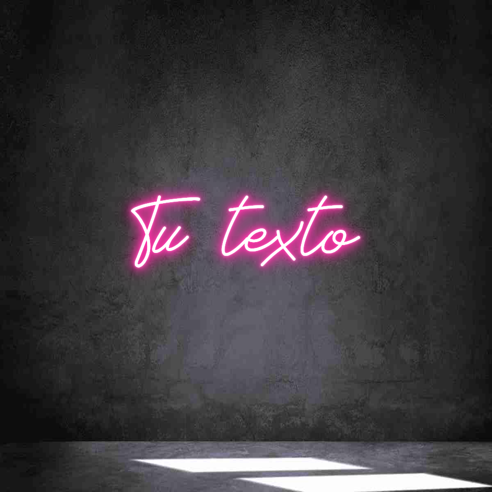 Neon personalizado: Tu texto