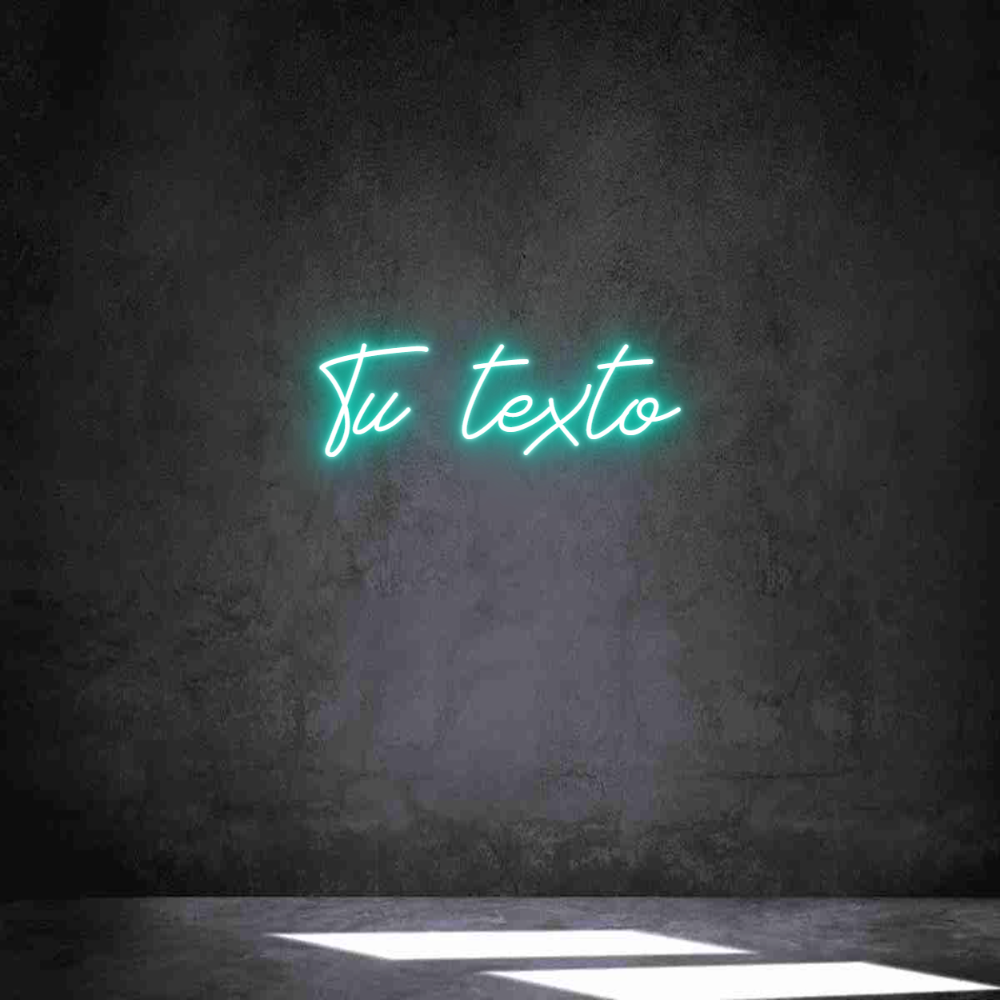 Neon personalizado: Tu texto