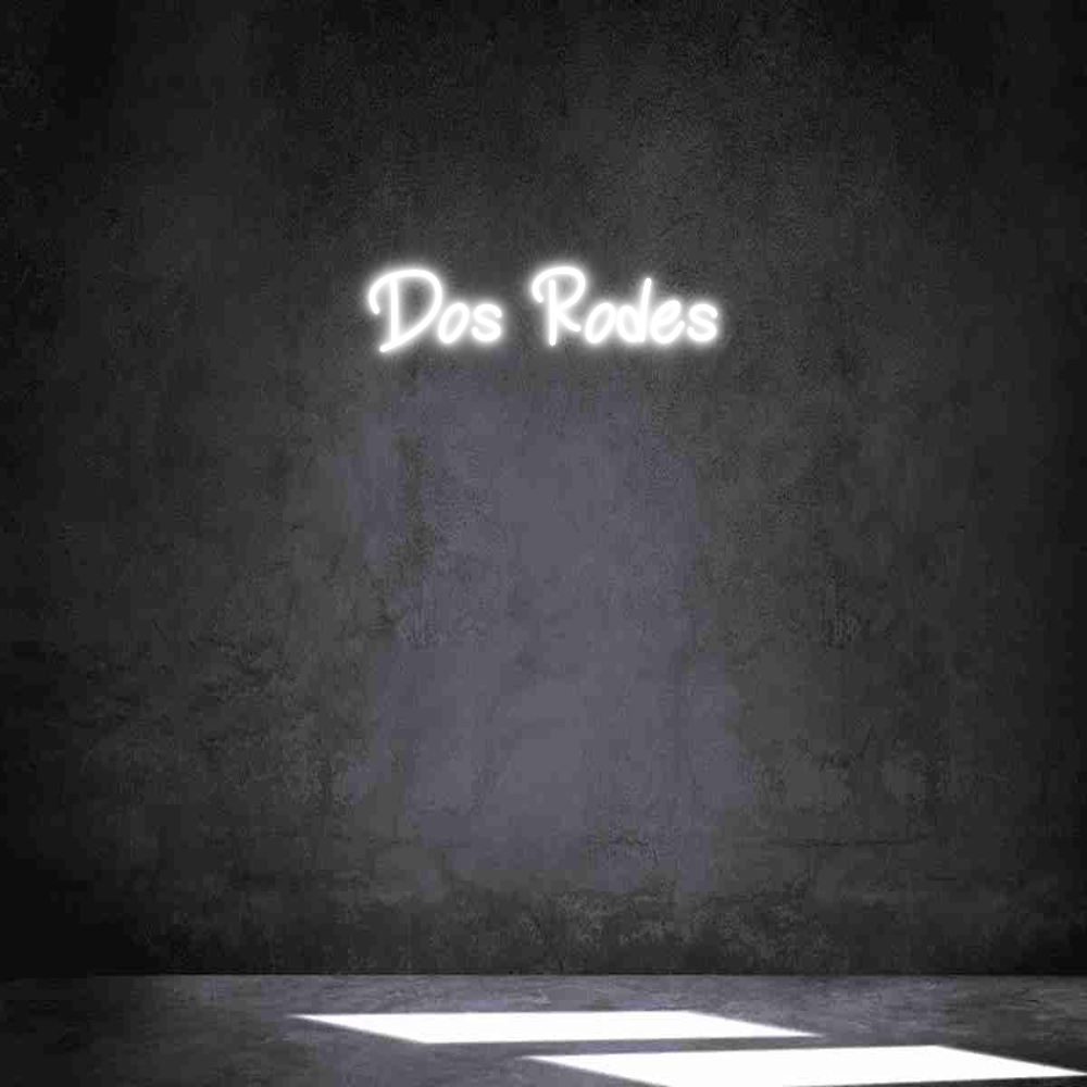 Neon personalizado: Dos Rodes
...