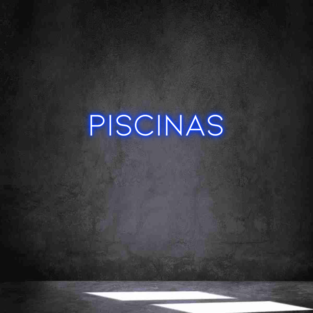 Neon personalizado: PISCINAS