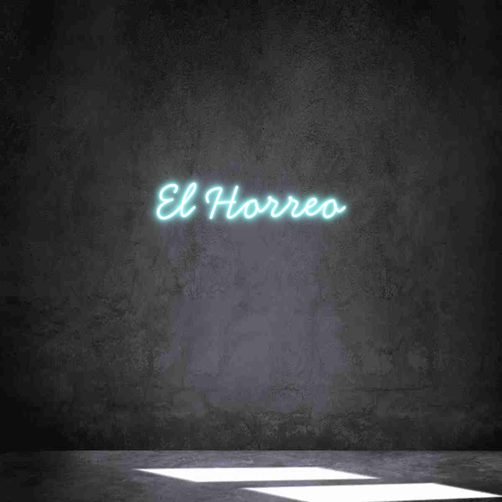 Neon personalizado: El Horreo