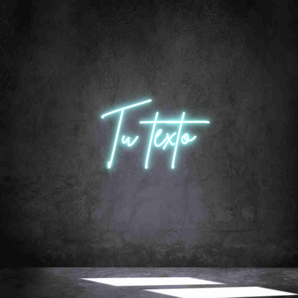 Neon personalizado: Tu texto