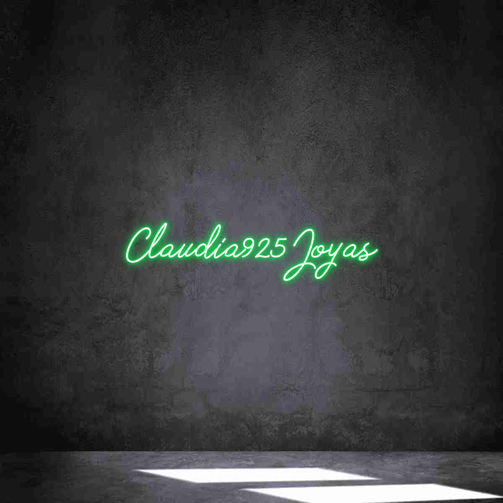Neon personalizado: Claudia925Joyas