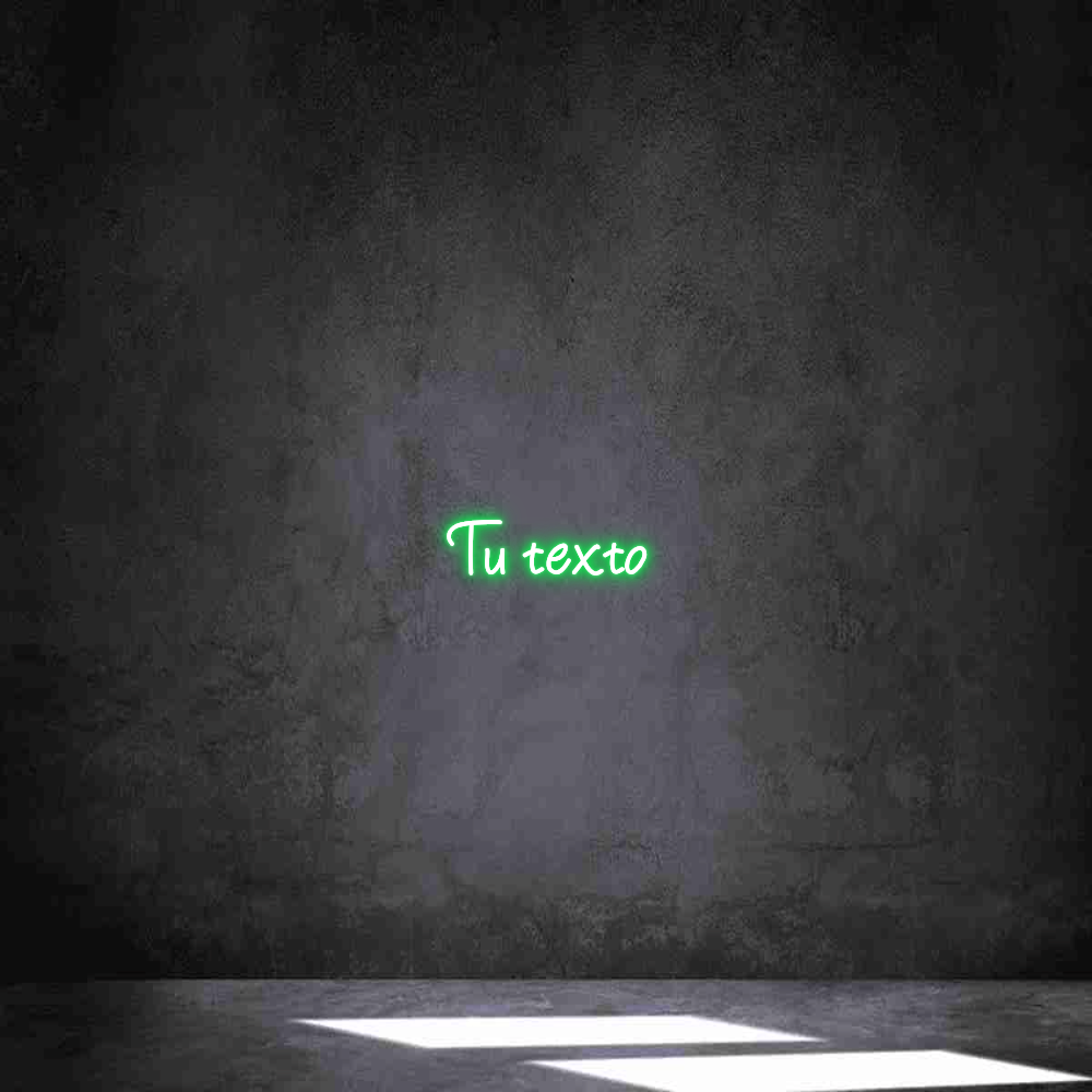 Neon personalizado: Tu texto