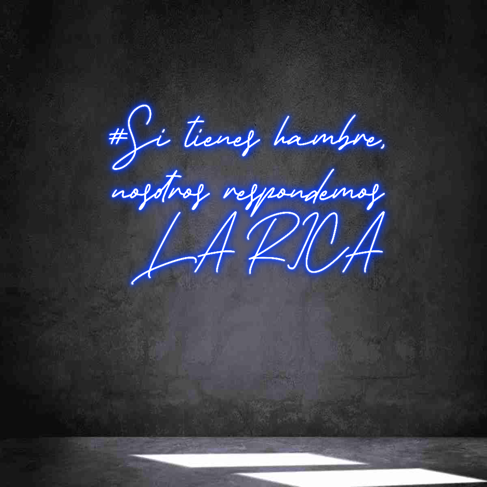 Neon personalizado: #Si tienes ha...