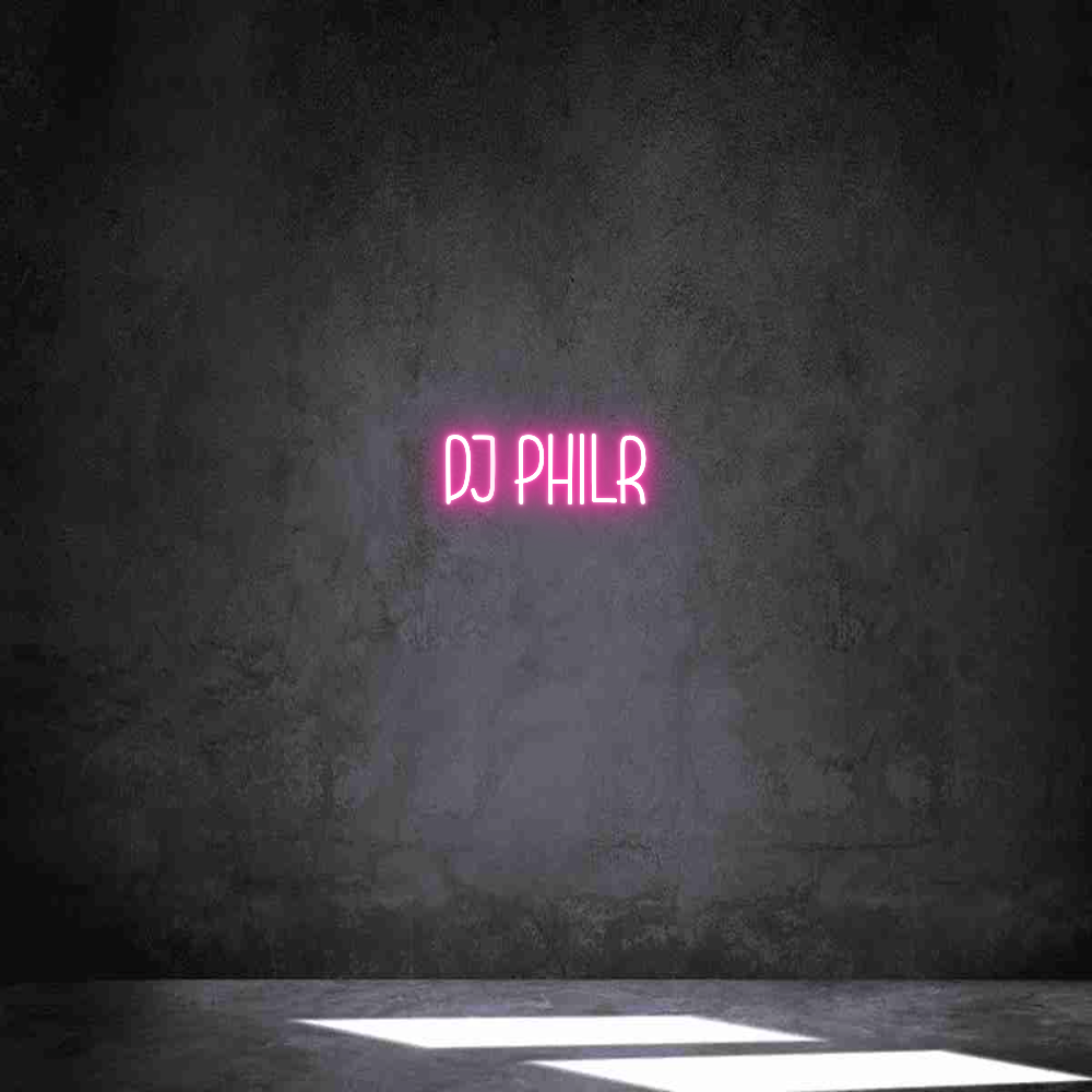Neon personalizado: DJ PHILR