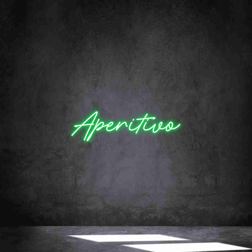 Neon personalizado: Aperitivo