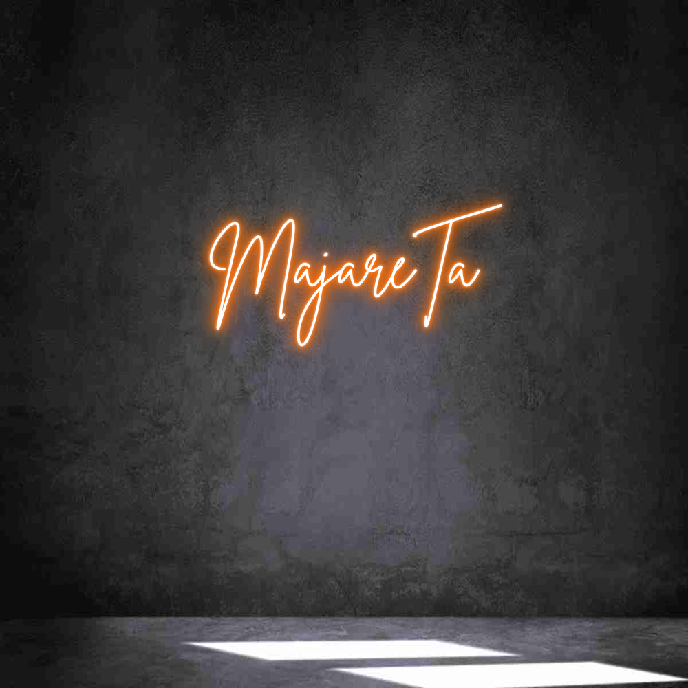 Neon personalizado: MajareTa