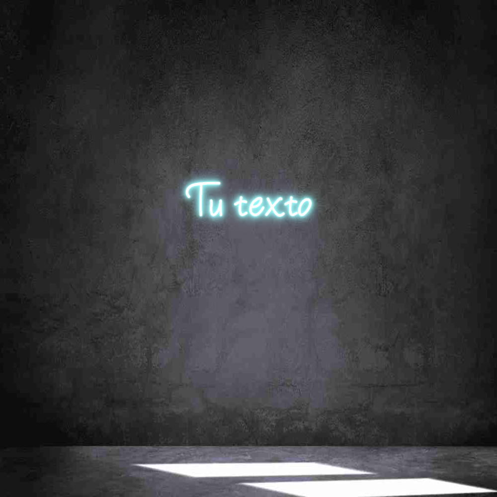 Neon personalizado: Tu texto