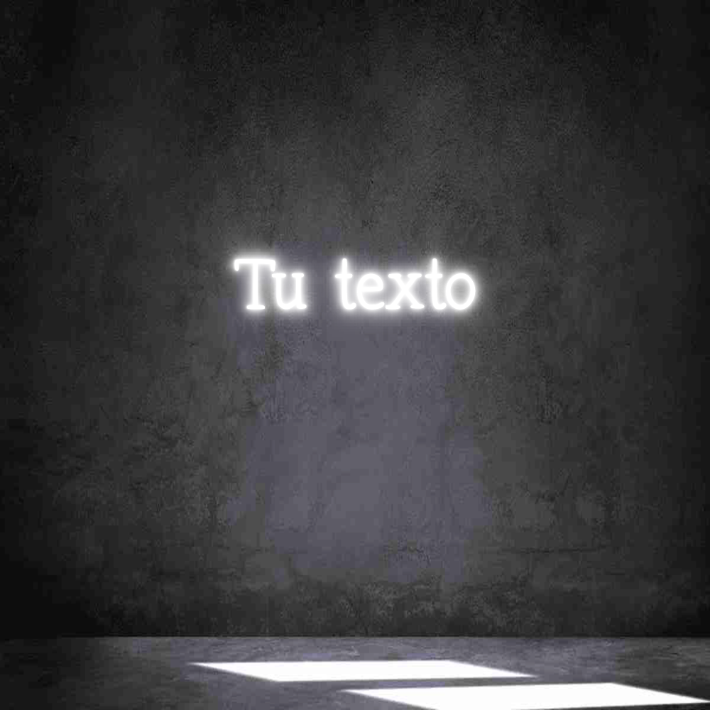 Neon personalizado: Tu texto