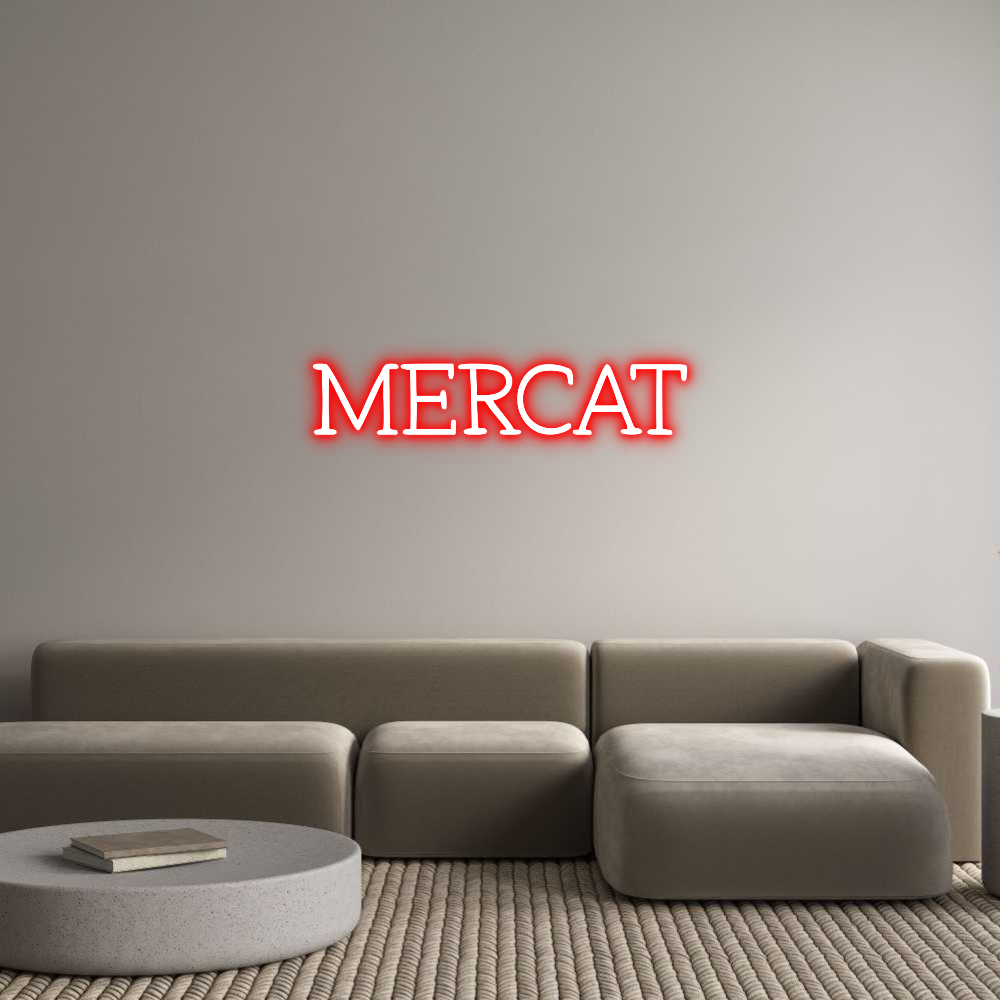 Neon personalizado: MERCAT
