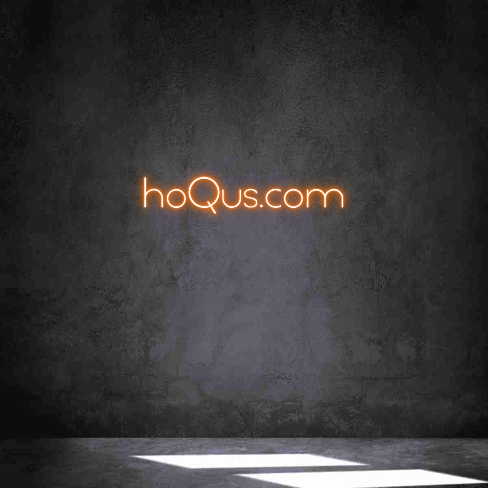 Neon personalizado: hoQus.com