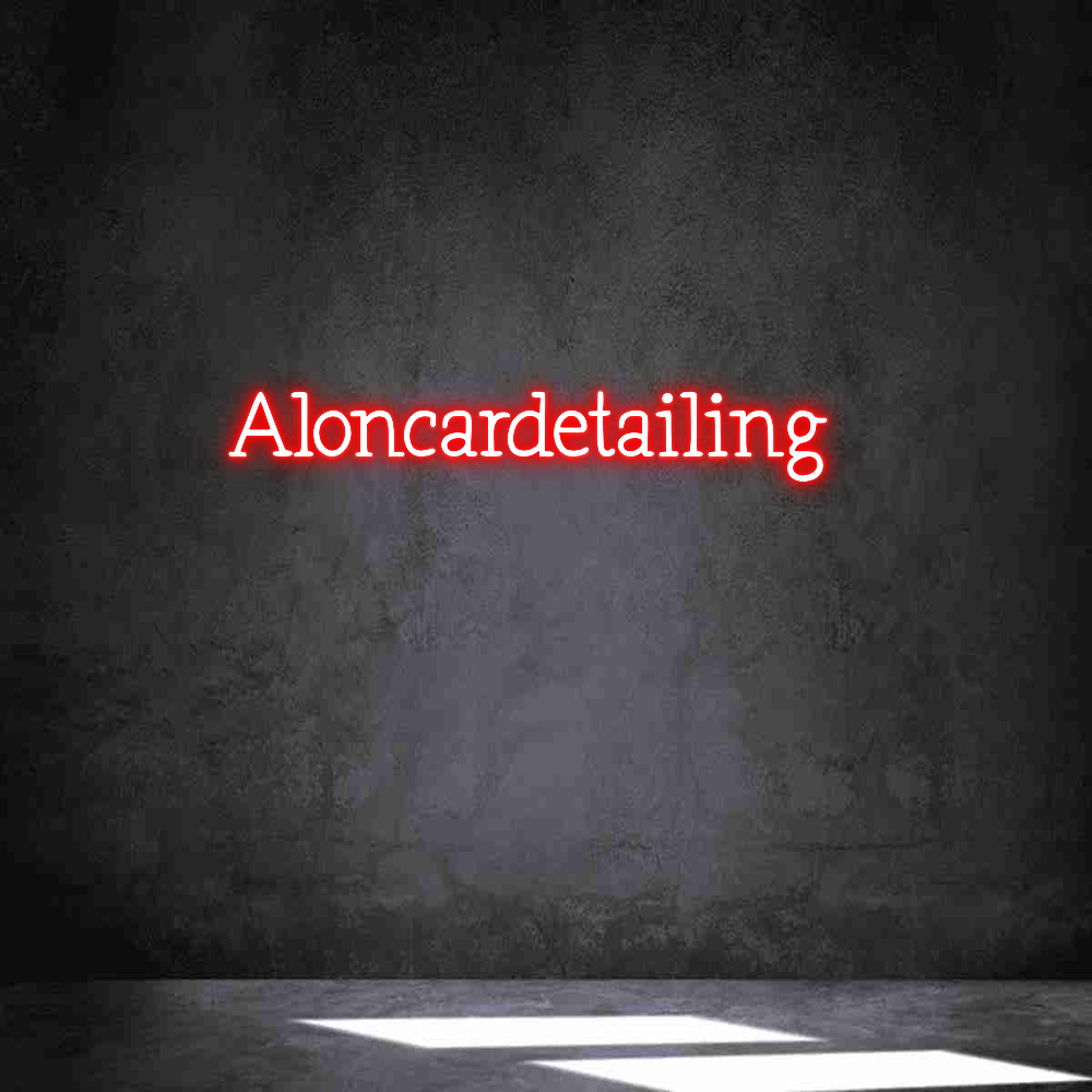 Neon personalizado: Aloncardetail...
