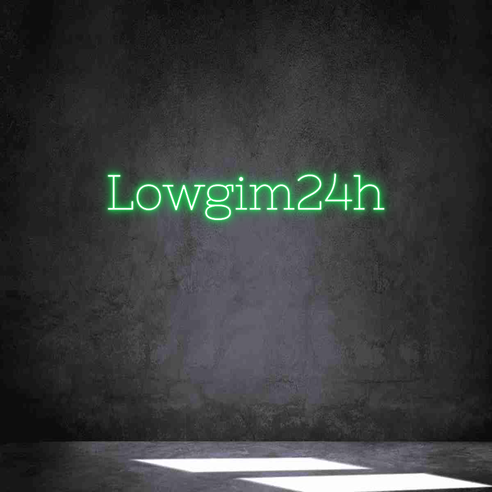 Neon personalizado: Lowgim24h