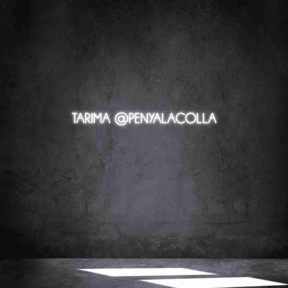 Neon personalizado: TARIMA @PENYA...